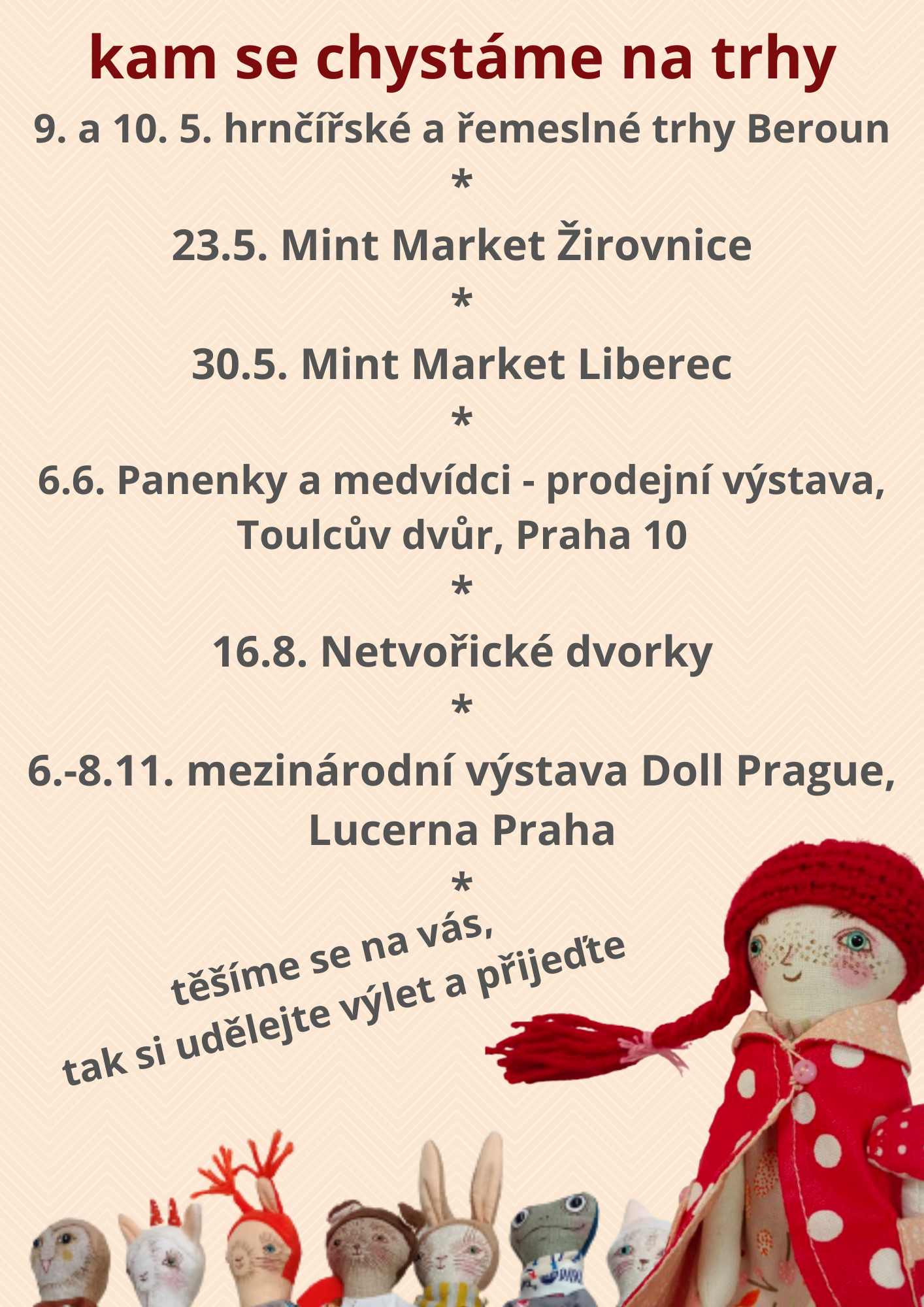 trhy a prodejní akce