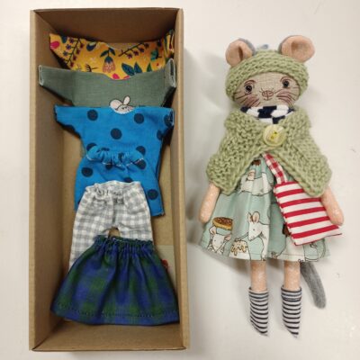 myška s velkým vybavením